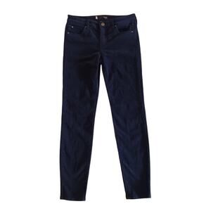 Women’s Kut from the Kloth corduroy pants Diana skinny navy Blue Straight Size 0